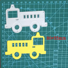 Big Dining Car Metal Cutting Dies Truck Cut Dies For Stamps Scrapbooking Stencils DIY Paper Album Cards Decor Embossing 2021 New 2024 - buy cheap