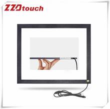 Zzdtouch-estrutura de tela touch multiinfravermelho, 19.5 polegadas, antiluz ir, 4 pontos, revestimento de tela touch, raspberry pi, windows, android, linux 2024 - compre barato