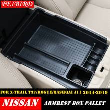For Nissan Qashqai J11 X-Trail T32 Rogue 2014 - 2019 Plastic Armrest Box Secondary Storage Pallet Tray Container Box 3 Pieces 2024 - buy cheap