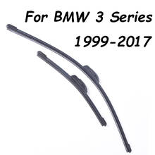 Escobillas de limpiaparabrisas delanteras para BMW Serie 3, E46, E36, E46, E90, E91, E92, de 1999, 2000, 2001, 2002 a 2017, accesorios para coche, estilo de coche 2024 - compra barato