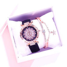 Relógio de pulso feminino zegarek damski, relógio de pulso analógico quartz couro sintético geneva 2024 - compre barato