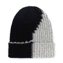 Autumn Winter Hats Mens Beanie Acrylic Winter Cap Beanies for Ladies Unisex Patchwork Color Knitted Cap Gorros Mujer Invierno 2024 - buy cheap