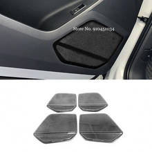 Stainless steel For Audi Q3 2019 2020 Auto Accessories Car Interior door speaker audio Horn Cover Trim Sticker Car Styling 4pcs 2024 - buy cheap