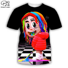 Hip Hop Rapper 69 6ix9ine / Tekashi69 3D Printed T-Shirt Men Summer Fashion O-neck Short Sleeve Shirt Funny T Shirts Cool Tees 2024 - buy cheap