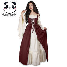 Medieval Dress Cosplay Halloween Costumes for Women Palace Carnival Party Disguise Princess Female Vestido Robe Plus Size Noble 2024 - buy cheap