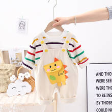 Spring Autumn Baby Fashion Clothes Set Kid Boys Girls T-Shirt Overall 2Pcs/sets Children Clothing Toddler Cotton Sportswear 2024 - buy cheap