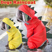 Capa de chuva para cachorro, casaco impermeável para cachorros grandes e pequenos, roupas para cachorros pug bulldog 2024 - compre barato