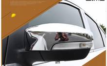 2 pçs abs cromado porta lateral espelho retrovisor capa trims acessórios do carro apto para ford ecospor kuga 2013 2014 2015 2016 2017 2018 2024 - compre barato