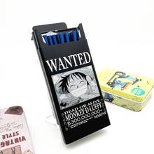 Alalinong ONE PIECE Wanted Luffy Zoro Ace Nami Metal Cigarette Case Cigarette Boxes Cover The Dirty Smoking Organizer Animation 2024 - buy cheap