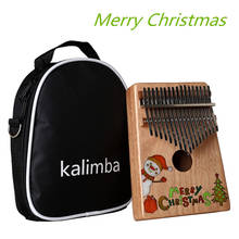 ARPA de pulgar Karinba para niños, 17 teclas, Piano de dedo de alta calidad, Kalimba portátil, juguetes de instrumentos musicales 2024 - compra barato