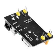 Módulo de fuente de alimentación sin soldadura MB102 para Arduino Nano, 3,3 V, 5V, MB102, módulo de potencia dedicado de placa de pruebas blanca/negra 2024 - compra barato