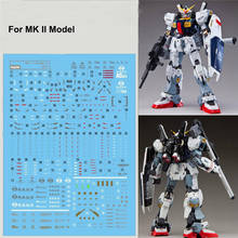 DIY High Quality Water Decal Stickers for 1/144 Bandai RG Gundam MK II AEUG Model DIY Water Paste Stickers Accessories 2024 - compre barato