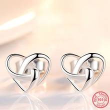 ZEMO-pendientes de plata de ley 925 auténtica para mujer, aretes con forma de estrella y corazón, con CZ, Luna, planta, pendientes de plata, joyería de compromiso 2024 - compra barato