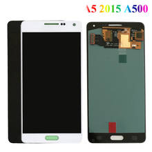 Super AMOLED For Samsung Galaxy A5 2015 LCD A5 A500FU A500 A500F LCD Touch Screen Digitizer Display Replacement Parts A5 Display 2024 - buy cheap