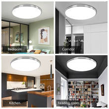 Lámpara de techo con Panel LED, luz de 72W, 36W, 24W, 18W, 12W, montada en superficie, CA 220V, moderna, para iluminación del hogar 2024 - compra barato