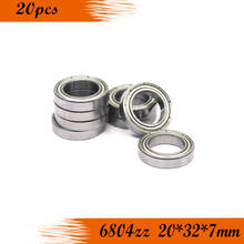 6804ZZ Ball Bearing  20PCS 20x32x7 mm Thin Section 6804 ZZ Bearings 6804 2Z 6804Z 2024 - buy cheap