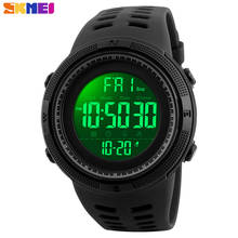 SKMEI-reloj deportivo Digital para hombre, cronógrafo multifunción, resistente al agua, con alarma, pantalla LED, 1251 2024 - compra barato