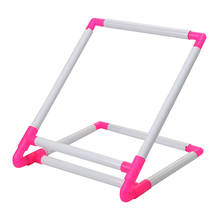 Cross Stitch Frame Portable Handheld Square Embroidery Hoop Cross Stitch Rack Stand Easy to Assemble 2024 - buy cheap