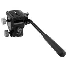Video Tripod Fluid Head Camera Action Drag Pan Head + Slide Plate For DSLR 2024 - buy cheap
