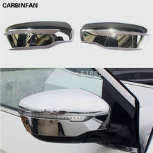 ACCESSORIES FIT FIT FOR 2015- NISSAN MURANO CHROME SIDE MIRROR COVER TRIM MOLDING CAP OVERLAY GARNISH 2PCS/SET 2024 - buy cheap