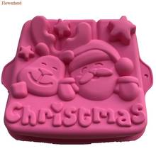 Christmas Santa Claus Fondant Cake Silicone Mold Ice Cube Handmade Biscuits Chocolate Mold DIY Baking Mold Cake Decorating Tools 2024 - buy cheap