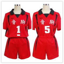 Anime Haikyuu Nekoma uniforme de escuela secundaria Kuroo Tetsurou/kozumekenma Jersey N ° 1 y n ° 5 uniformes para Cosplay, disfraz para Halloween 2024 - compra barato