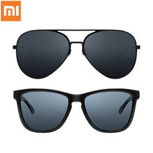 Xiaomi-gafas de sol polarizadas Mijia para hombre y mujer, lentes clásicas cuadradas/piloto, autoreparables, Anti-UV 2024 - compra barato