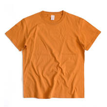 Мужская Повседневная футболка с круглым вырезом, однотонные мужские футболки, облегающая хлопковая футболка с коротким рукавом, Топы И Футболки унисекс 2024 - купить недорого