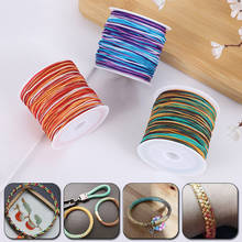 Hilo de nailon de 20 metros, 19 colores, nudo chino, macramé, pulsera de cordón trenzado, borlas, abalorios, DIY 2024 - compra barato