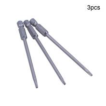 New 3/5/10pcs Security Torx Screwdriver Bits S2 50-150mm Length 1/4'' Hex Shank Magnetic Screw Driver Bit T10 T15 T20 T25 T27 2024 - buy cheap