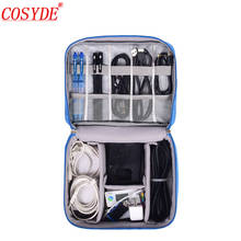 New Travel Cable Bag Portable Digital USB Gadget Organizer Charger Wires Cosmetic Zipper kit Case Travel  Accessories Supplies 2024 - buy cheap