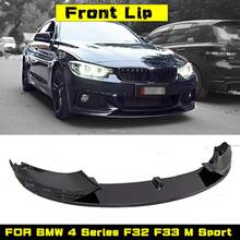 ABS bumper for F32 F33 F36 M Sport Front Lip with Splitter for BMW 4 Series Coupe Convertible Front Bumper Flaps 2014-2015 2024 - buy cheap