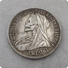 Hobo criativo 1893 ótima britânica coroa de prata rainha victoria cabeça enrolada moeda de cópia 2024 - compre barato