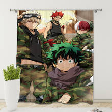 Anime My Hero Academia 3D Printed Curtain Kids Bedroom Living Room Curtain Home Decoration Parlour Room Blackout Curtains 05 2024 - buy cheap