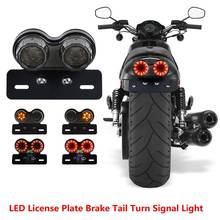 Motorcycle Tail Signal Light LED Brake Light Number Plate Light For Fitment On ATVs Dirt Bike Custom Chopper Cruiser Buggy 2024 - buy cheap