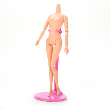 Soporte de exhibición para muñecas, perchas de plástico transparente, color rosa, accesorios de ropa, 2 colores, 21,5 cm, 1/6 2024 - compra barato