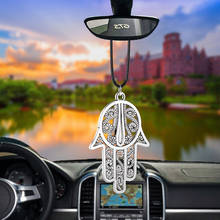 Pingente de decoração para espelho retrovisor, decoração de automóveis com dedos dedos limpador, acessórios interiores god para presentes 2024 - compre barato