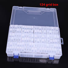 Big 124pcs 5d diamond painting accessories Tools Beads Mosaic Container Storage Box Diamant Daimond painting Jar Accessory Box 2024 - buy cheap