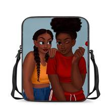 HYCOOL Women Cross-Body Bag Cute Wink African Black Sister Print Ladies Messenger Bags Teen Girls Casual Small School Book Bag 2024 - buy cheap