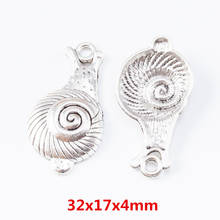 35 pieces of retro metal zinc alloy snails pendant for DIY handmade jewelry necklace making 6959 2024 - buy cheap