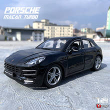 Bburago 1:24 Porsche MACAN simulation alloy car model die-casting model handicraft decoration collection toy tools gifts 2024 - buy cheap