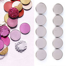 Pintura de sombra magnética vazia, conjunto com 10 peças, faça você mesmo, com blush, pó, batom, paleta vazia, brilhante, rosa, imperdível 2024 - compre barato