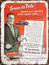 Tin Sign New Aluminum Sign SnapOn Tools Metal Sign Vintage Retro Wall Decor 12x8 Inch 2024 - buy cheap