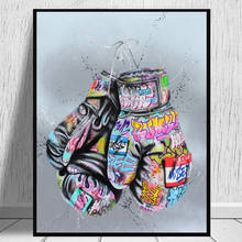 Boxing Gloves Graffiti Art Canvas Posters and Prints Street Wall Art Picture for Living Room Home Decor Cuadros Unframed 2024 - buy cheap