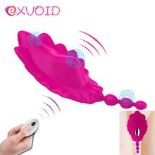 EXVOID Wearable Vibrator Remote Control Adult Sex Toys for Women C String Panties Go Out to Enjoy Clitoris Stimulate Wireless 2024 - buy cheap