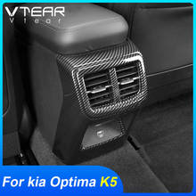 Vtear-reposabrazos central para KIA Optima K5 DL3, embellecedor de salida de aire trasera, accesorios de decoración interior, marco de estilo, 2021 2024 - compra barato