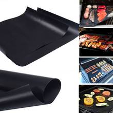 1/2pcs Large Non Stick Oven Liner Reusable  Oil-proof PTFE Pastry BBQ Baking Mat Heat Resistance Cooking Pad Sheet 2024 - buy cheap