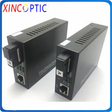 10/100/1000M Ethernet Fiber Media Converter, Única Fibra, SM,Simplex 1310/1550,1RJ45,3 QUILÔMETROS, SC,Gigabit BIDI WDM Media Converter 2024 - compre barato