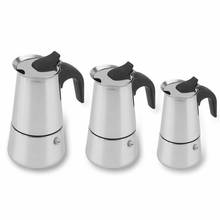 2/4/6 Cups Stainless Steel Moka Coffee Kettle Maker Moka Pot Espresso Kettles Coffee Maker Pot High Quality Moka Coffee Machine 2024 - buy cheap