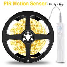 PIR LED Strip Motion Sensor LED Kitchen Cabinet Light Tape LED Flexible Strip Light Waterproof Bedroom Night Lamp 5V Closet Lamp 2024 - buy cheap